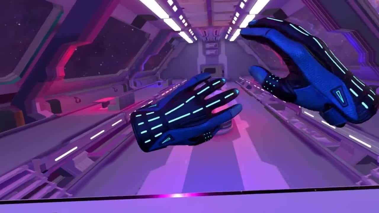 Banquet VR — awatary i kosmiczny korytarz