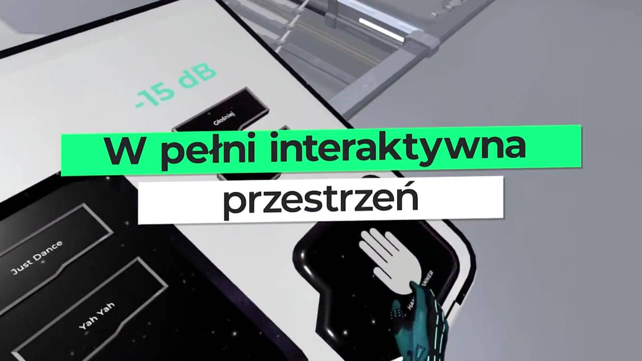 Banquet VR — panel sterowania muzyką i światłem