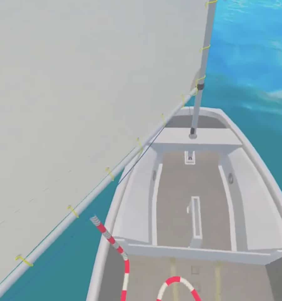 VR Optimist — symulator nauki żeglowania w VR