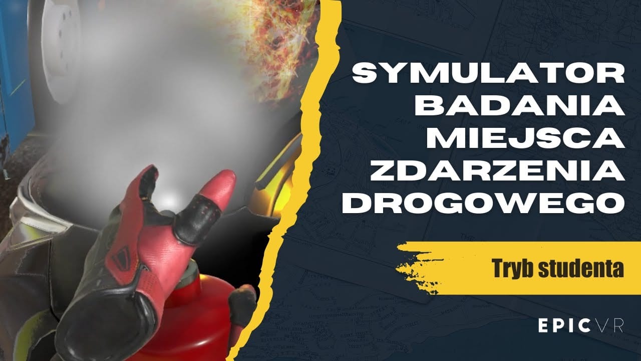 Symulator Badania Miejsca Zdarzenia Drogowego VR — tryb koordynatora i tworzenie scenariuszy