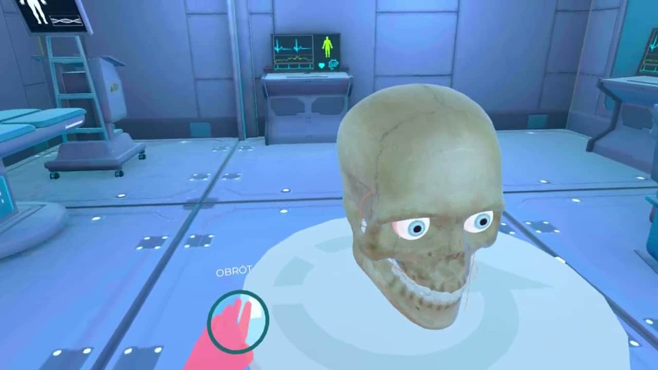 Anatomia VR — Pokój Anatomiczny — zobacz film