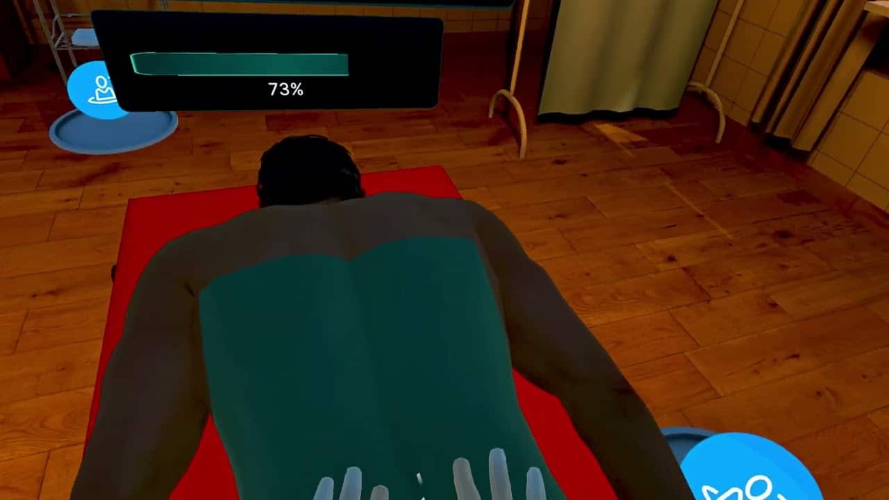 Technik masażysta VR — masaż relaksacyjny