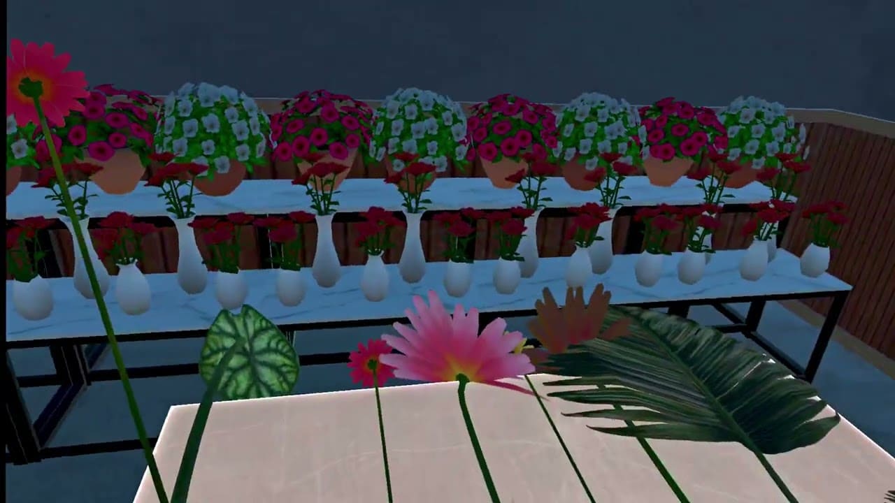 Florysta VR — bukiet w gąbce florystycznej