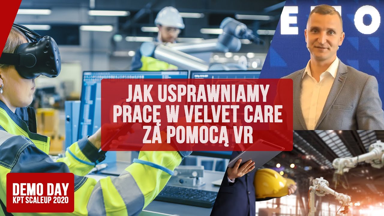 Velvet Care — symulator przezbrojenia linii produkcyjnej VR (SMED)